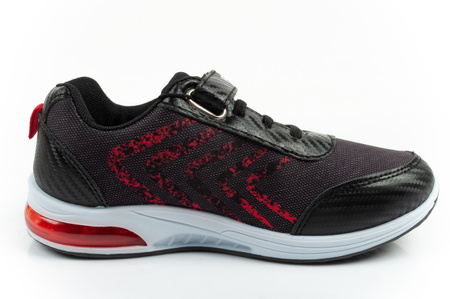 Leomil Kinder-Sportschuhe, leichte Pokémon-Sneaker mit Klettverschluss und LED-Beleuchtung, Schwarz