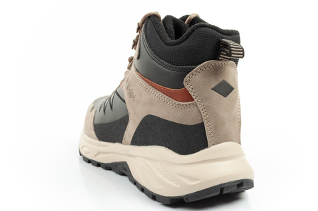 Lee Cooper Herren Winter-Wanderschuhe mit isoliertem Knöchelriemen, Beige, Schwarz
