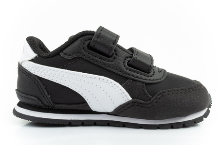 Puma ST Runner [384903 01] Kinder-Sportschuhe mit Klettverschluss, schwarz.