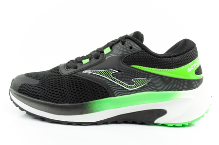 Joma Active Herren-Laufschuhe, bequem, strapazierfähig, Schwarz, Grün, Weiß