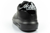 Karl Lagerfeld Herren-Sneaker Kapri, Schwarzes Leder
