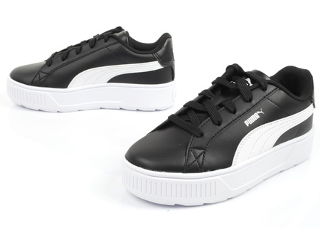 Puma Karmen Kindersportschuhe [387375 02], Schwarz und Weiß.
