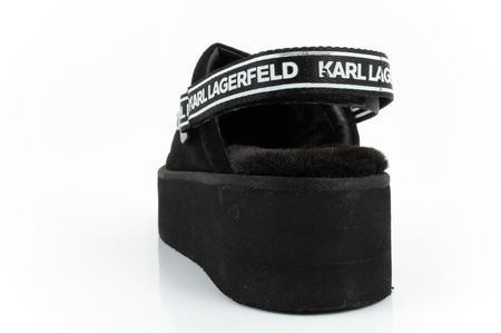 Karl Lagerfeld Thermoschuhe isolierte Slipper Pantoletten mit Fell [KL48502 50X]