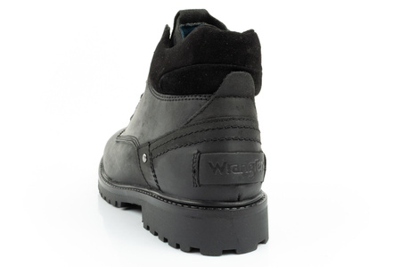 Wrangler Yuma Herren Chelsea Boots, elegante Lederstiefelette, Schwarz