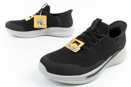 Skechers Slade Herren Slip-On Sneakers Schwarz SLIP-INS [210810/BLK].