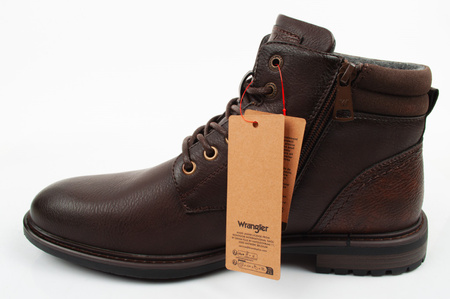 Wrangler Herrenschuhe George Brown Stiefelette mit Reißverschluss