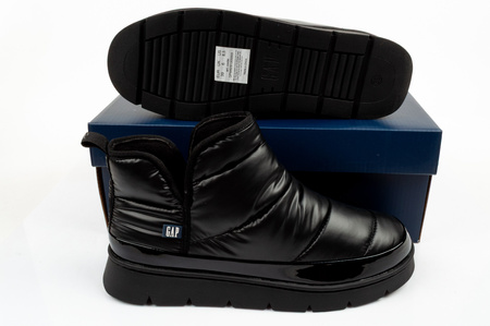 GAP Damen-Stiefeletten Alabama, Schwarz, zum Hineinschlüpfen