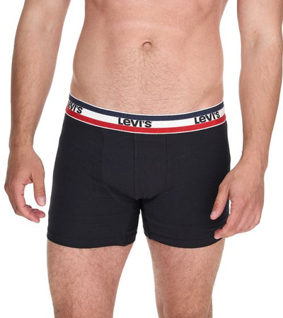 Levi's Boxershorts 5er-Pack Boxershorts Herren Schwarz Grau Baumwolle Mode