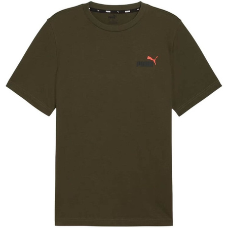 Herren T-Shirt Puma Ess+ 2 [674470 76] Sport T-Shirt, grün.