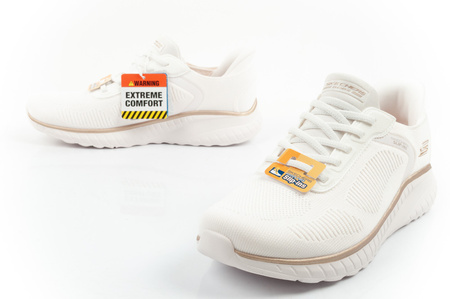Skechers Bobs Squad Chaos Slip-Ins Damen-Sneaker in Weiß