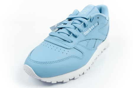 Reebok Classic Damen-Sportschuhe, blaue Sneaker, modisches Leder