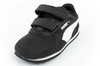 Puma ST Runner [384903 01] Kinder-Sportschuhe mit Klettverschluss, schwarz.