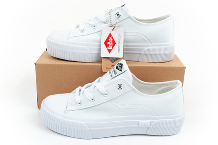 Lee Cooper Damen Sport-Sneaker [LCW-25-02-3325L] Plateau, weiß.