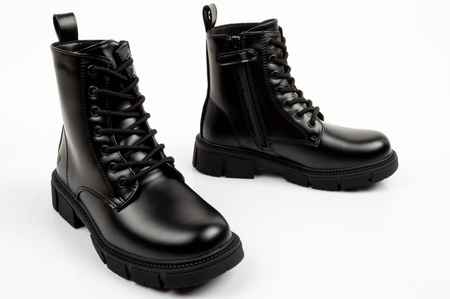 GAP Kinderschuhe Aspen Stiefeletten für Mädchen, Schwarz, Modisch