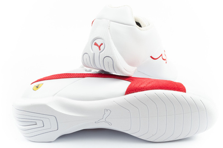 Puma Herren-Sportschuhe Ferrari Future Cat, weiß, Naturleder, modisch
