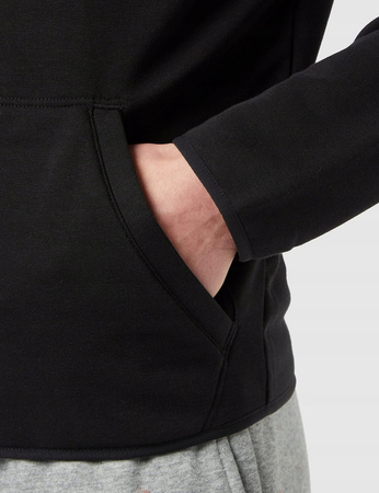 Puma Herren-Sport-Sweatshirt mit Kapuze und durchgehendem Reißverschluss, schwarz, aus Baumwolle