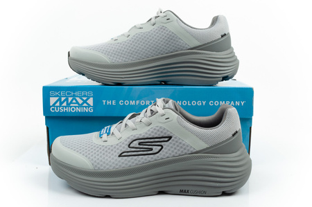 Skechers Herren-Laufschuhe mit Max Cushioning, Hellgrau