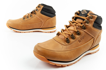 Lee Cooper Herren Winter-Wanderschuhe mit isoliertem Knöchelriemen, Braun