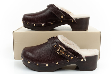 Scholl Iconic [F298121011] Clogs, braun.