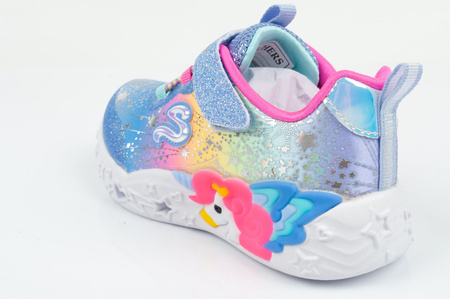 Kinderschuhe Skechers Twilight [302681N/BLMT] leuchtend, glitzernd, mehrfarbig.