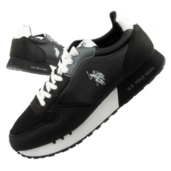 U.S. Polo Assn. Herren-Sneaker, modisch, bequem, Schwarz