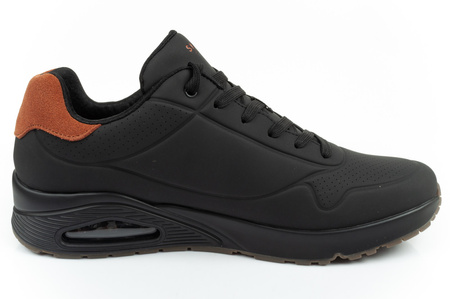Skechers Uno Herren-Sportschuhe [183004/BBK], Schwarz.