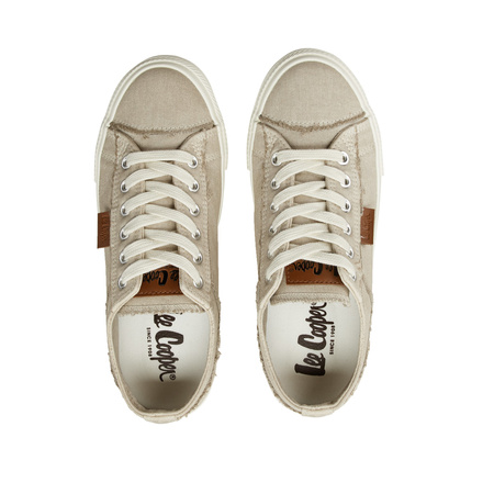 Lee Cooper Damen-Sneaker – Modisch und bequem in Beige