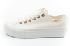 Lee Cooper Damen-Sneaker Plateau Weiß – Bequem