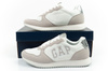 Gap Damen-Sneaker „Nashville Arch Logo“, modisch, bequem, Weiß, Beige