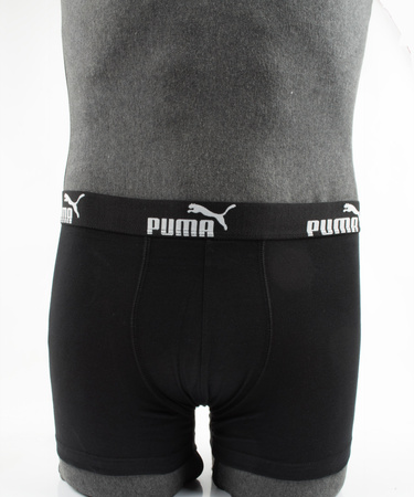 Puma Herren-Boxershorts, 9er-Pack, Schwarz, Grau, Khaki, Komfortable Baumwolle