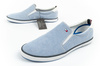 Tommy Hilfiger Herren Sportschuhe Slip-On Sneakers bequem blau [FM56820908 479]