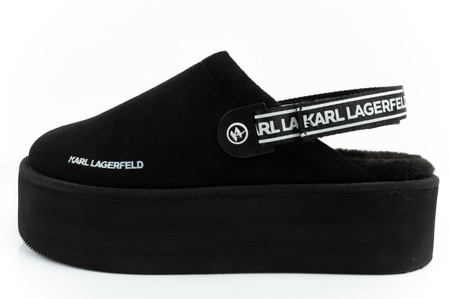 Karl Lagerfeld Thermoschuhe isolierte Slipper Pantoletten mit Fell [KL48502 50X]