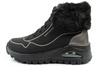 Skechers Kickoff Damen-Sneaker aus schwarzem Leder