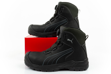 Puma Cascades Disc S3 High CI HI HRO SRC BOA Arbeitsschuhe, Schwarz