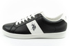 U.S. Polo Assn. Herren-Sneaker, modisch, schwarz, bequem