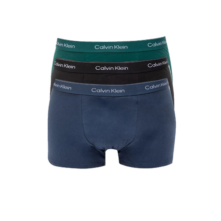 Calvin Klein Herren-Boxershorts (3er-Pack) – modisch, aus Baumwolle, in Grün, Grau und