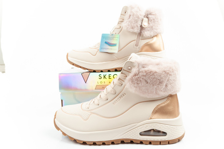 Skechers Uno Rugged Damen Winterstiefeletten, Beige