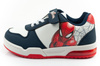 Leomil Spiderman Kinder-Sneaker, leicht, mit Klettverschluss und LED-Beleuchtung, weiß