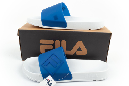 Fila Herren-Flip-Flops, Morro Hausschuhe, bequeme und modische blaue Schuhe