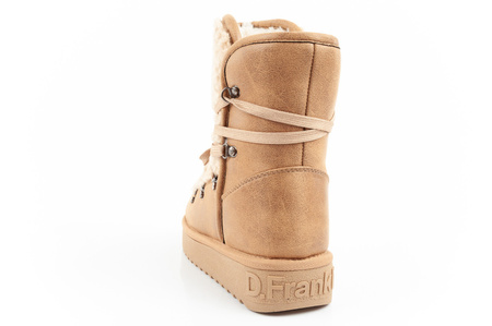 D. Franklin Damen Winterstiefel, modisches Fellfutter, isoliert, Braun und Beige
