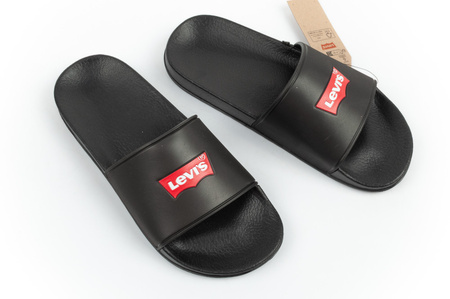 Sportliche Levi's Damen-Flip-Flops Bequeme und modische Schuhe in Schwarz