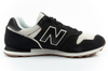 New Balance 373 Herren-Sneaker, modisches schwarzes Leder