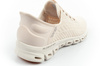 Skechers Glide-Step Damen-Sneaker, bequeme Slipper in Ecru