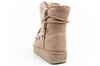 D. Franklin Damen Winterstiefel, modisches Fellfutter, brauner High-Top