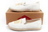 Lee Cooper Damen-Espadrille-Schuhe [LCW-24-47-2701L], weiß.