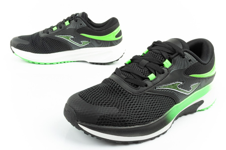 Joma Active Herren-Laufschuhe, bequem, strapazierfähig, Schwarz, Grün, Weiß