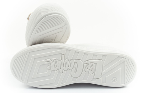 Lee Cooper Damen-Sneaker, modisches Weiß, bequem