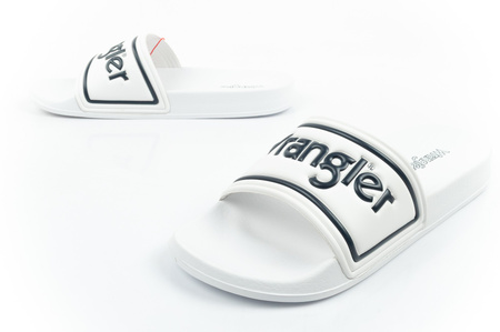 Wrangler Herren Averell Slider Sportliche Flip-Flops – Bequemes Weiß