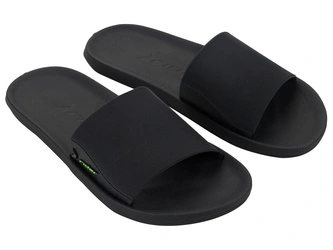 Rider Herren-Flip-Flops mit sportlichem Design, bequeme schwarze Hausschuhe