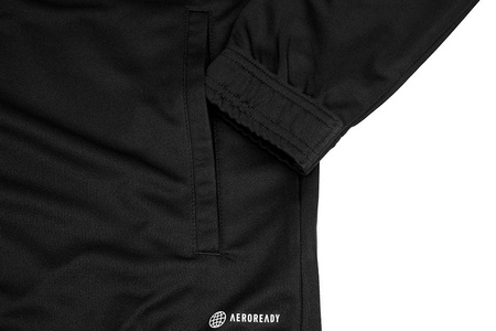 Adidas Entrada 22 [HB0573] Herren Sport Sweatshirt mit Reißverschluss, schwarz.